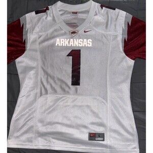 Nike Arkansas Razorbacks Football Jersey  #1 Youth Large (12-14)